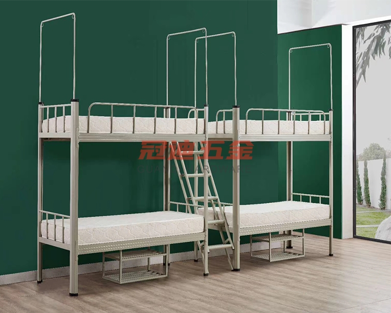 學校上下鋪鐵床需要有哪些配置?